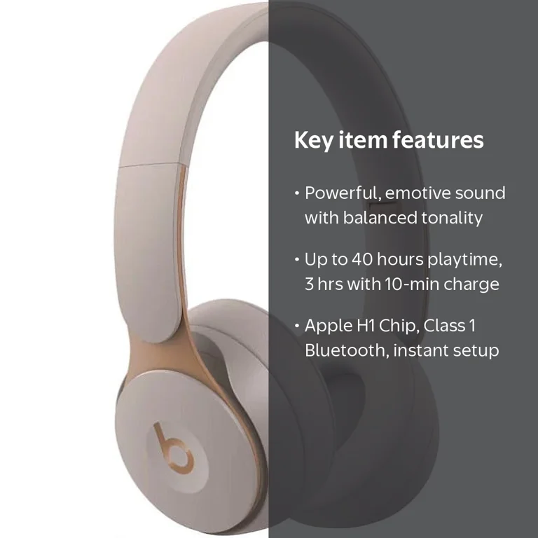 Beats by Dr. Dre Solo Pro Wireless Noise Cancelling On-Ear
