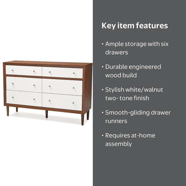Baxton Studio Harlow Mid-century Modern Scandinavian Style Bedroom