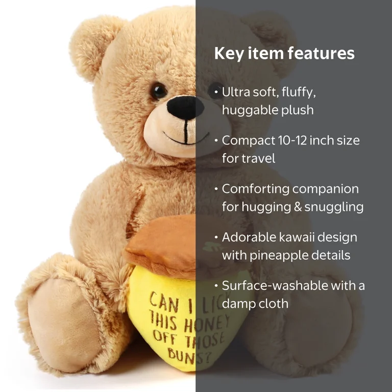 LotFancy, Teddy Bear Stuffed Animal, 12