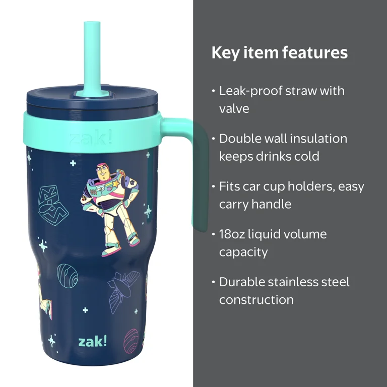 Zak Designs 18oz Toy Story Double Wall Stainless Steel Cruiser Zak Designs 18oz Toy Story Double Wall Stainless Steel Cruiser