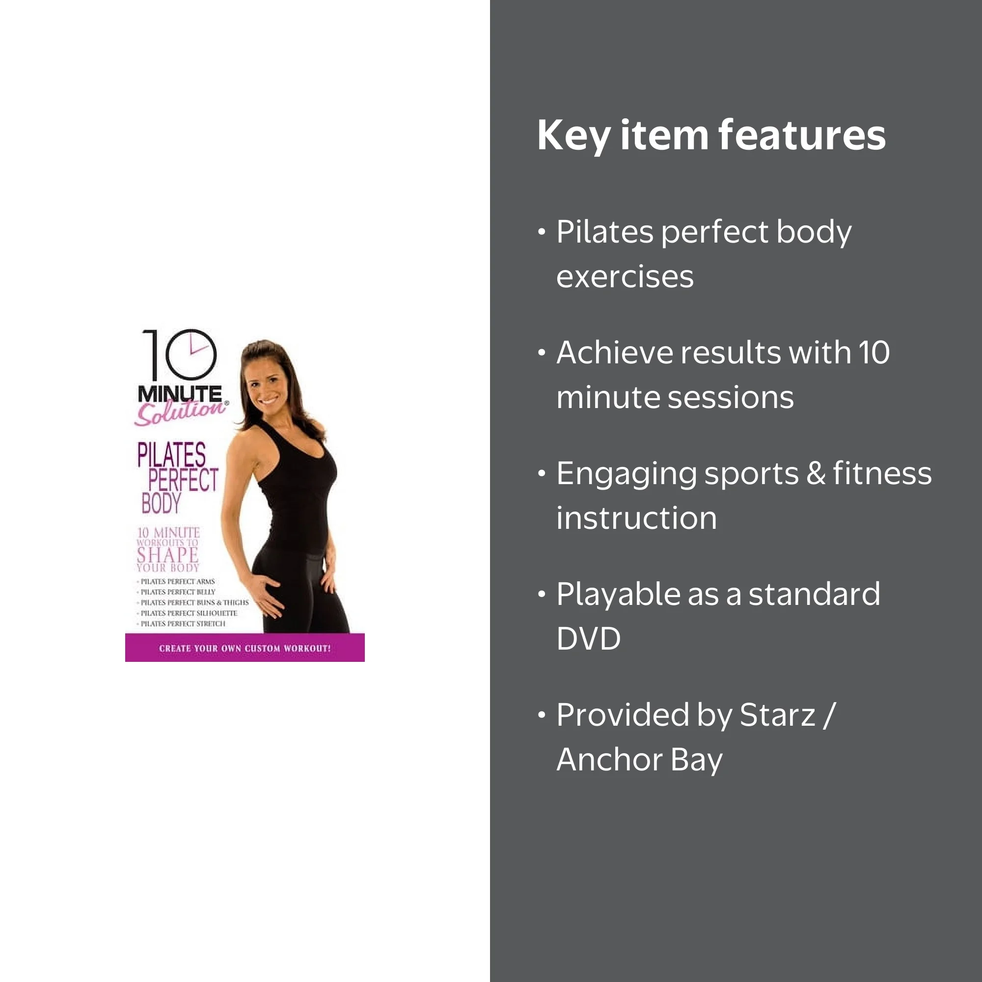 Starz / Anchor Bay 10 Minute Solutions: Pilates Perfect Body