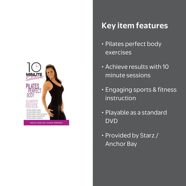 Starz / Anchor Bay 10 Minute Solutions: Pilates Perfect Body