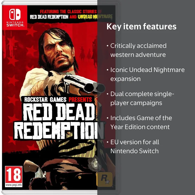 Rockstar Games Red Dead Redemption, Nintendo Switch, Western