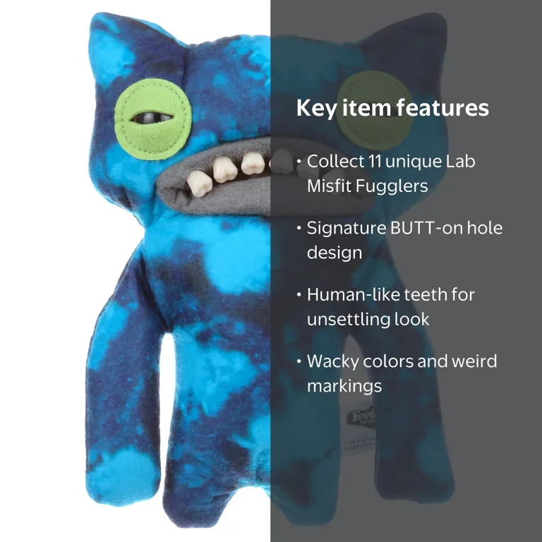 Fuggler, Laboratory Misfit Plush Toy, 11 Unique Lab Misfits with