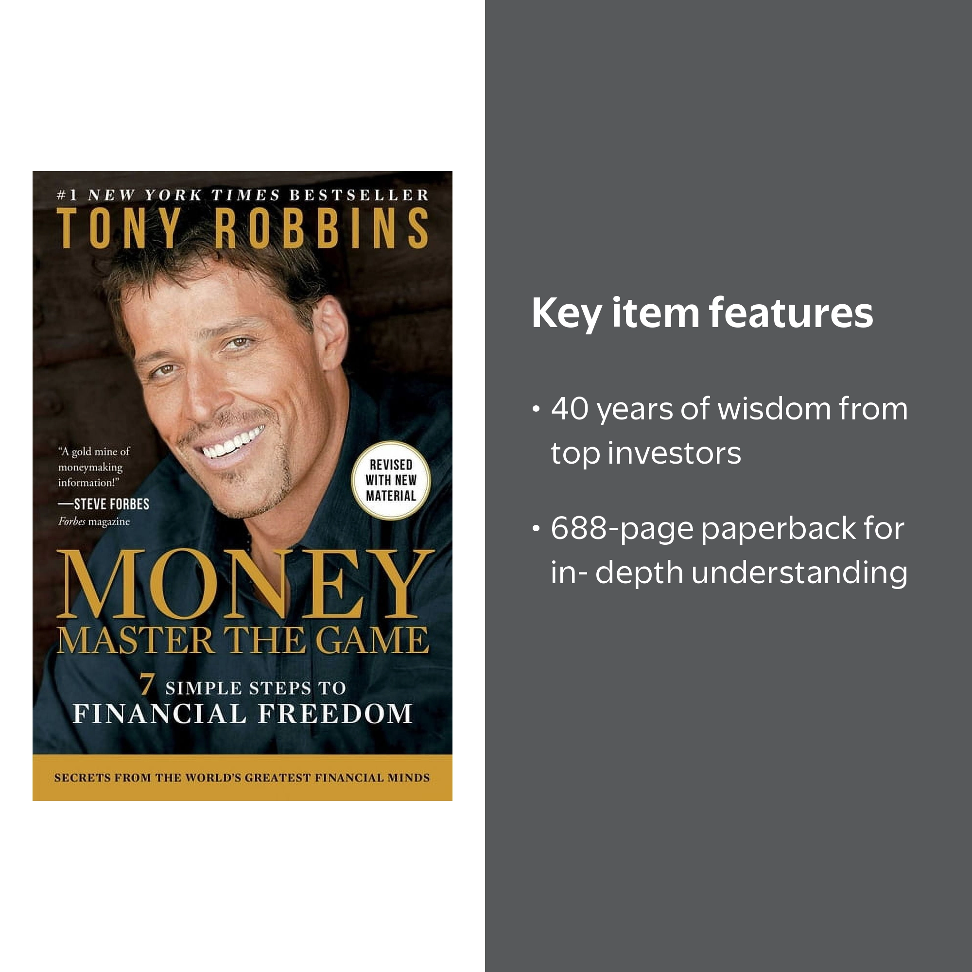 Tony Robbins Financial Freedom Money Master the Game: 7 Simple