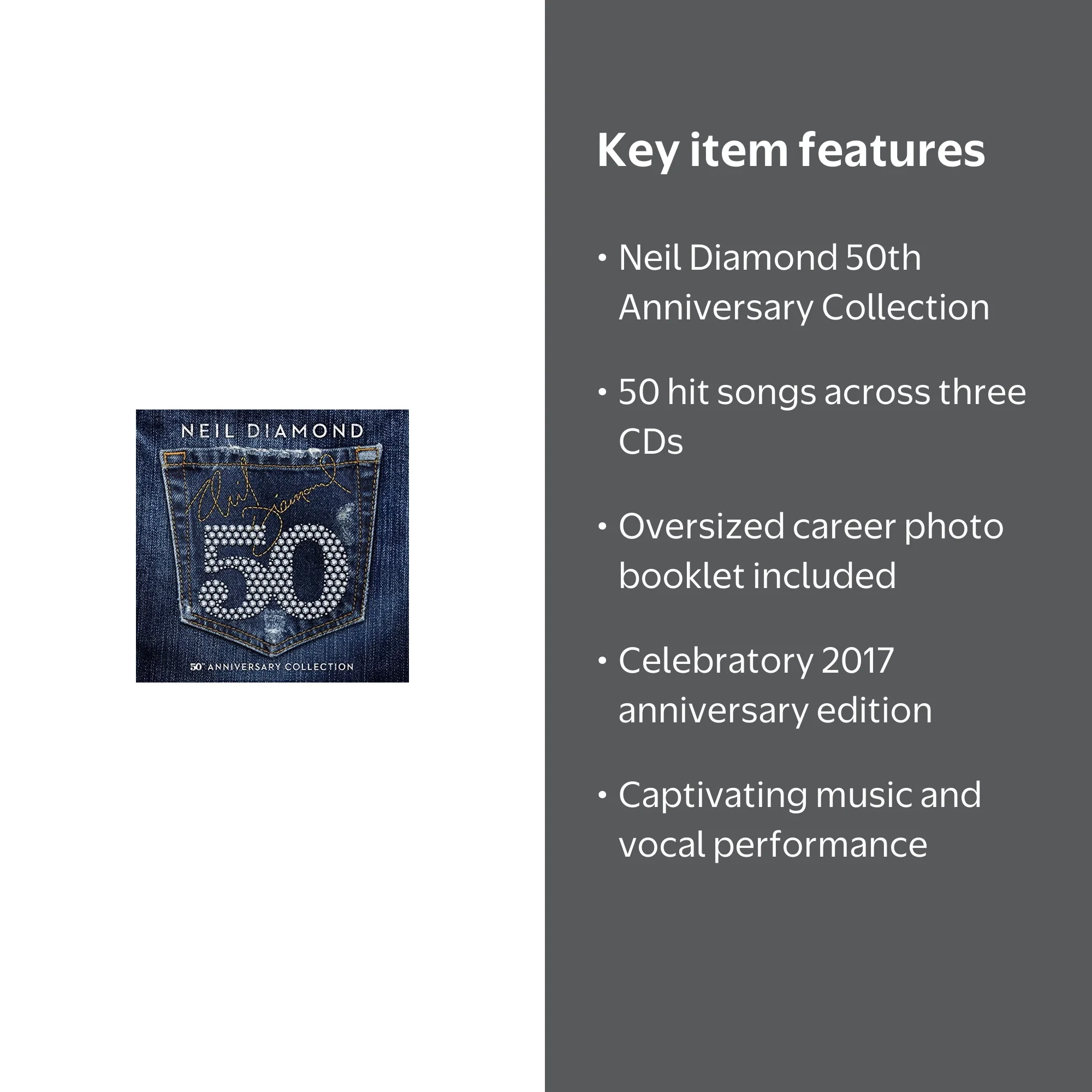 Neil Diamond - 50th Anniversary Collection Albums - Music & Tracks