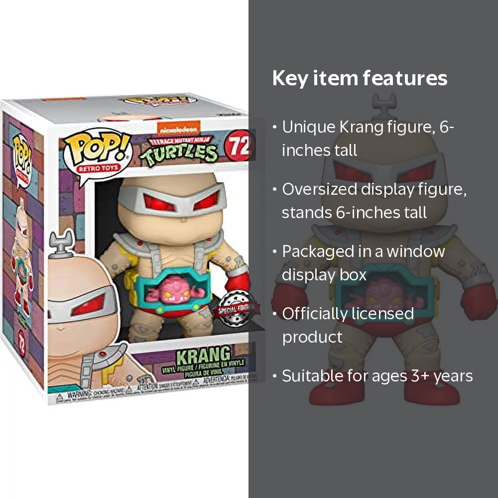 Teenage Mutant Ninja Turtles Krang Funko Pop! Vinyl Figure #72, 6