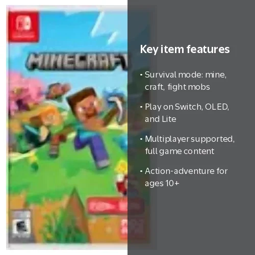 Minecraft Standard Edition, Nintendo Switch, OLED Model, Switch Minecraft Standard Edition, Nintendo Switch, OLED Model, Switch