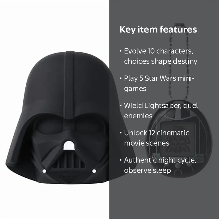 Tamagotchi Nano Star Wars Darth Vader with Silicone Case Set