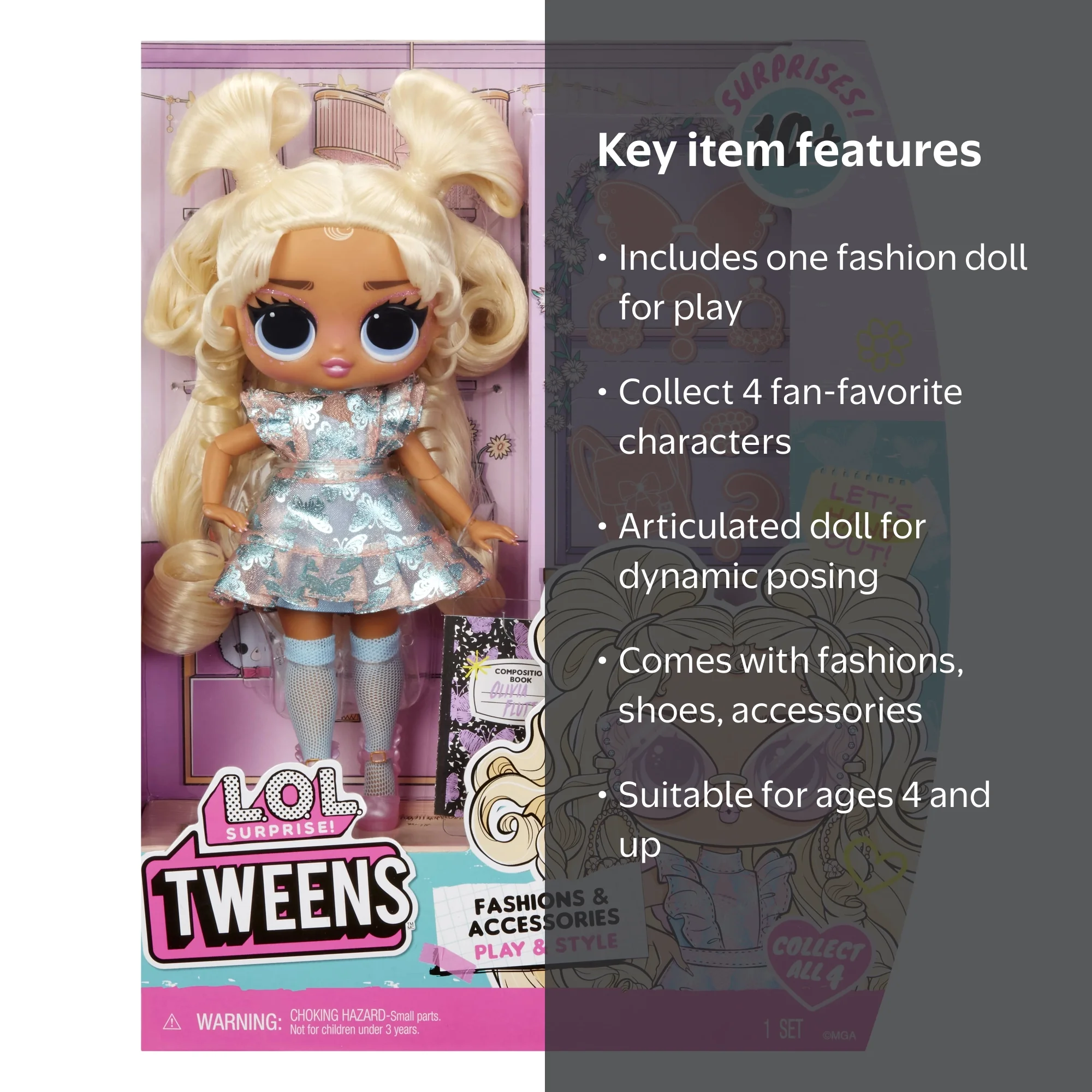 LOL Surprise Tweens Core Doll - Olivia Flutter, Ages 4+ - Walmart.com