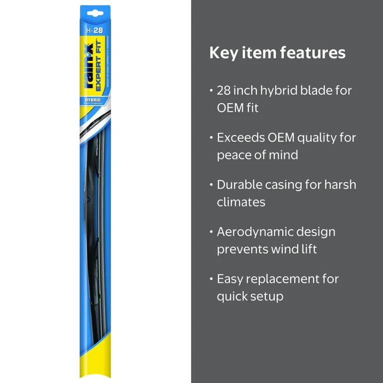 Rain-X Expert Fit Hybrid Windshield Wiper Blade 28