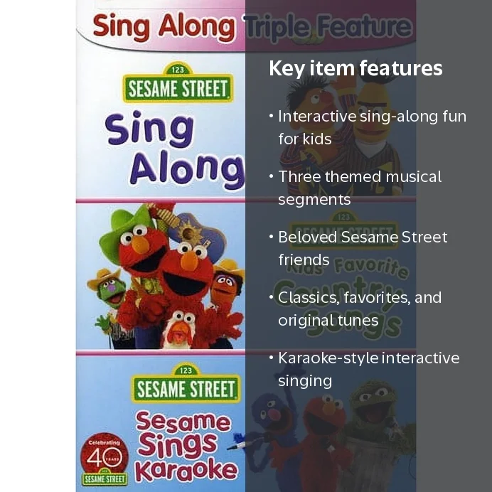 Warner Bros., Sesame Street Sing Along Fun Pack, Digital Video