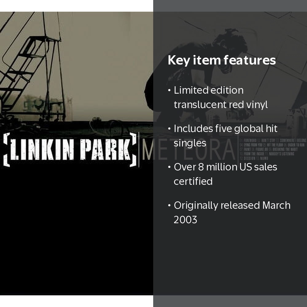 Warner Records, Linkin Park - LTD-Meteora, Splatter Red and Gold