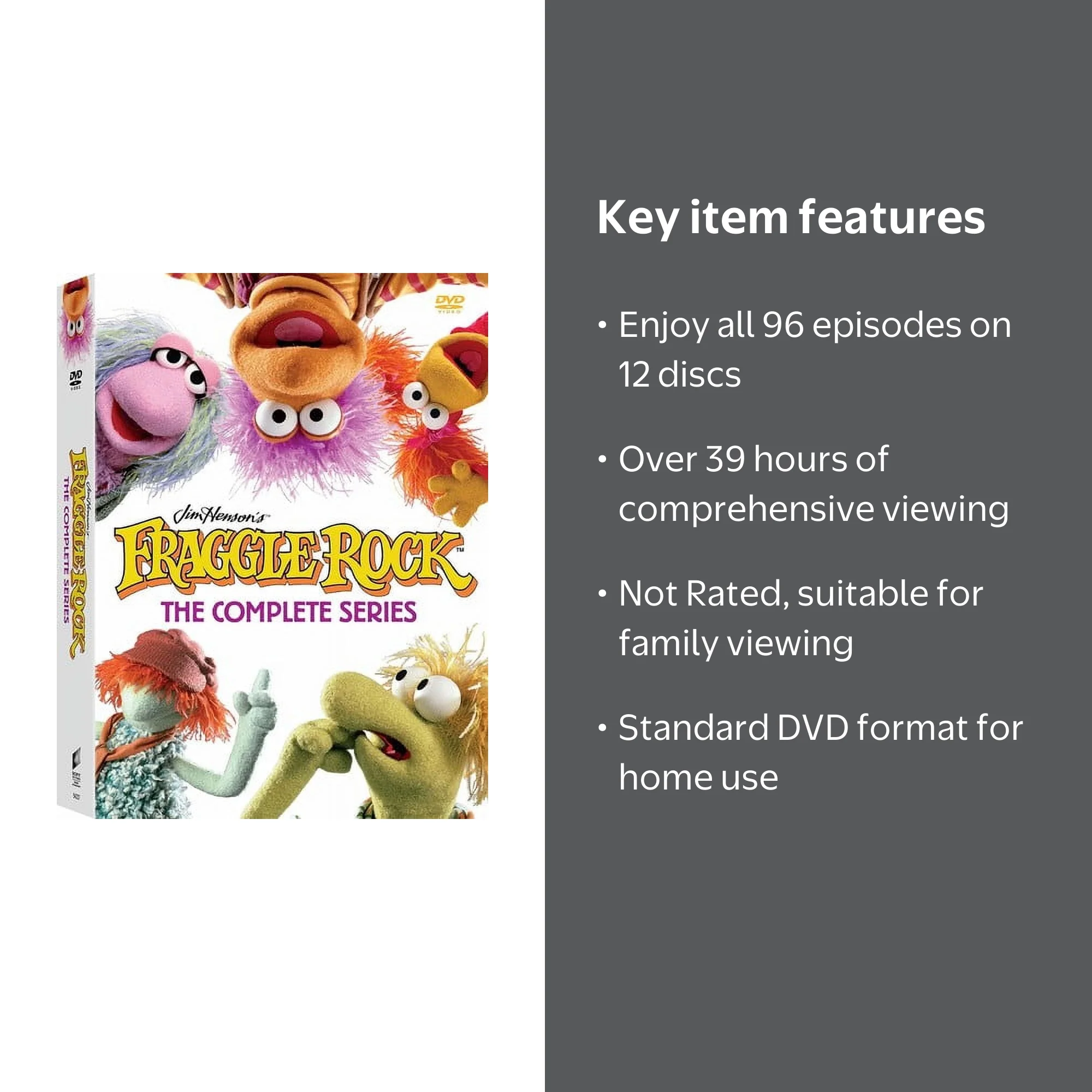 Fraggle Rock: Award-Winning Complete Series by Jim Henson (Sony