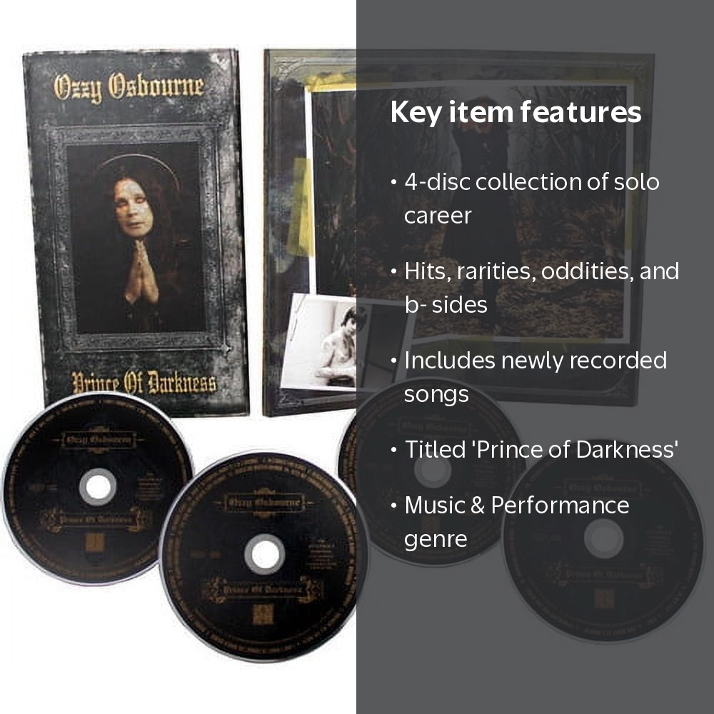 Ozzy Osbourne - Prince of Darkness - Music & Performance - CD, 4