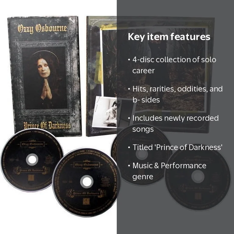 Ozzy Osbourne - Prince of Darkness - Music & Performance - CD, 4