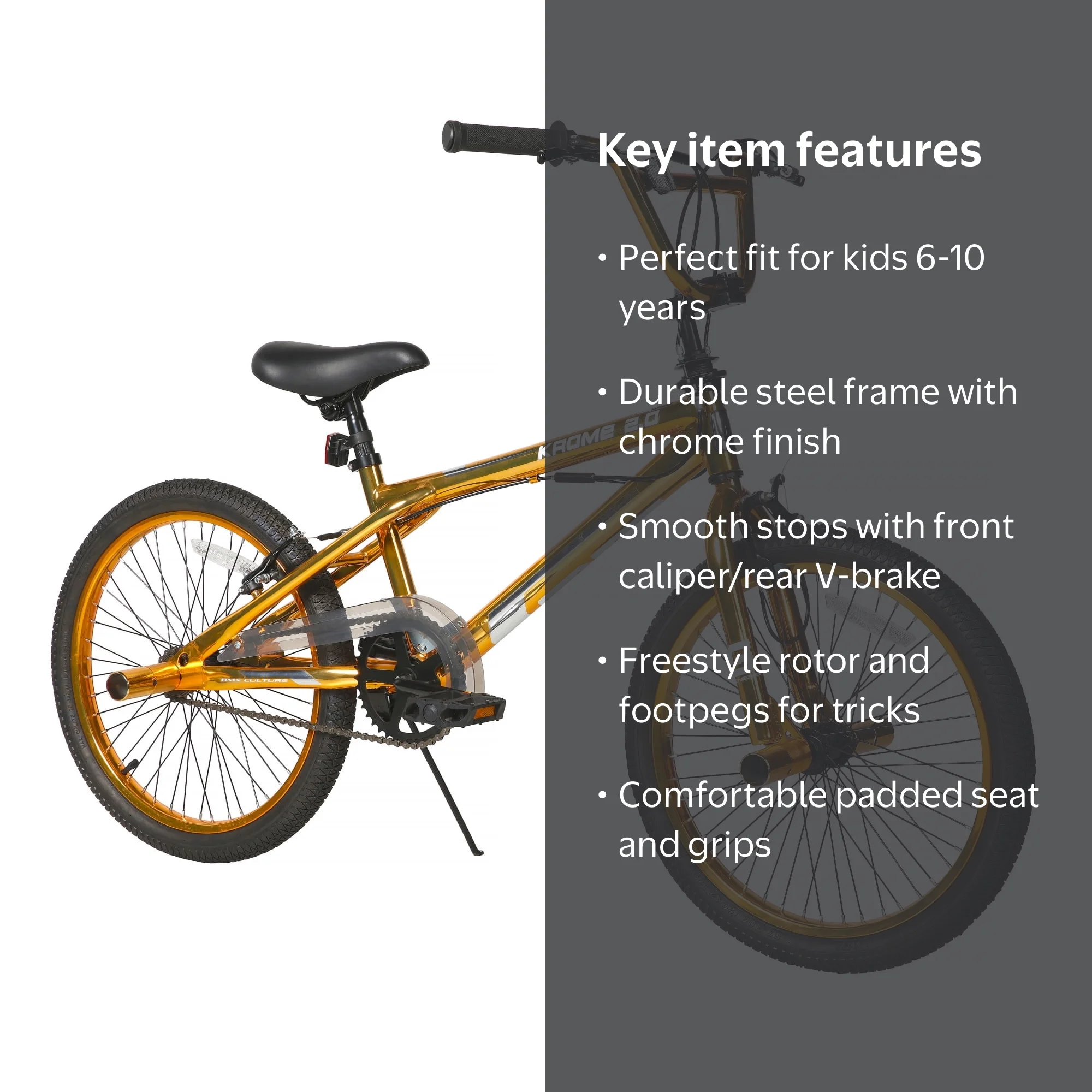 Dynacraft Genesis 20-Inch Boys BMX Bike For Age 7-14 Years