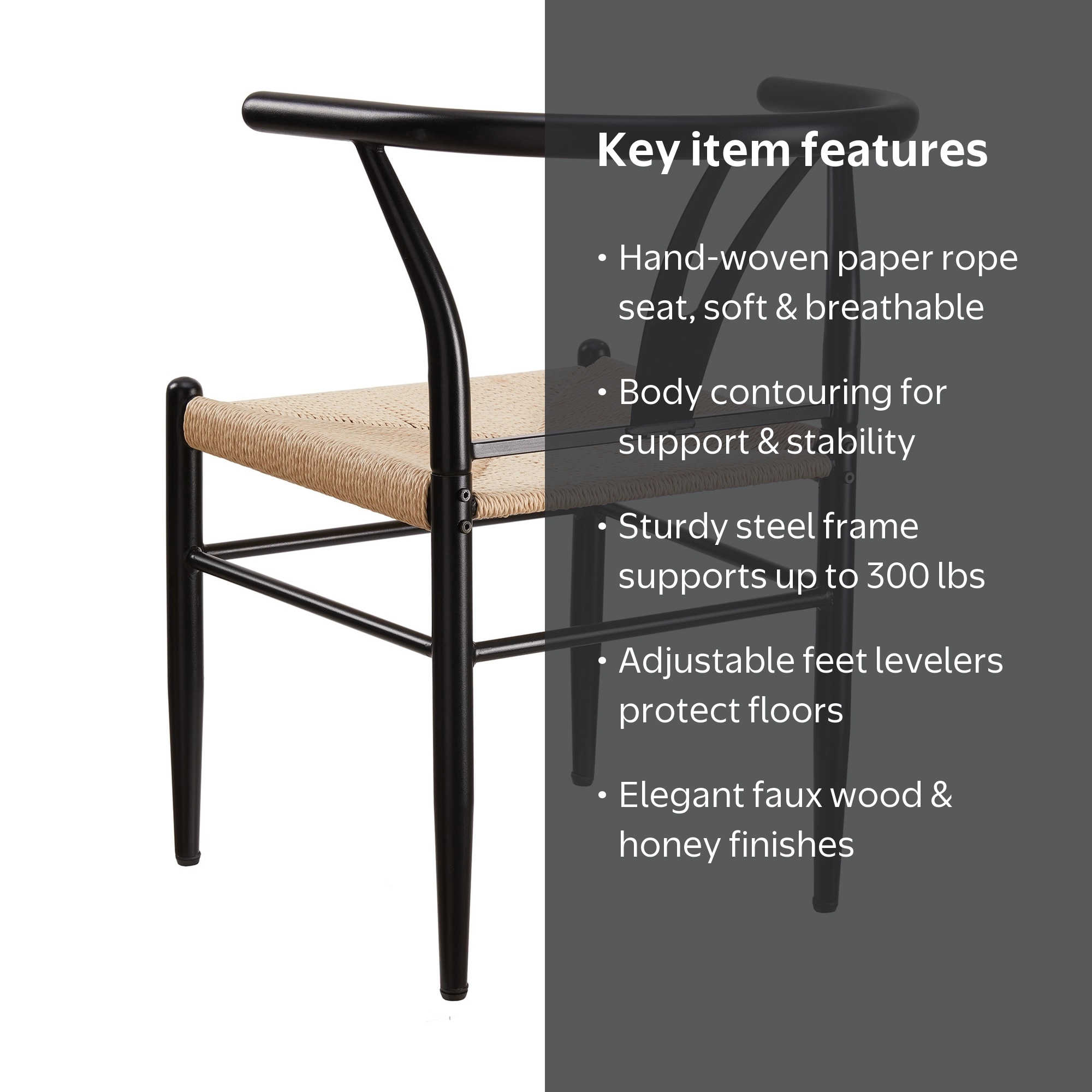 Free Shipping! Better Homes & Gardens Springwood Wishbone Chair