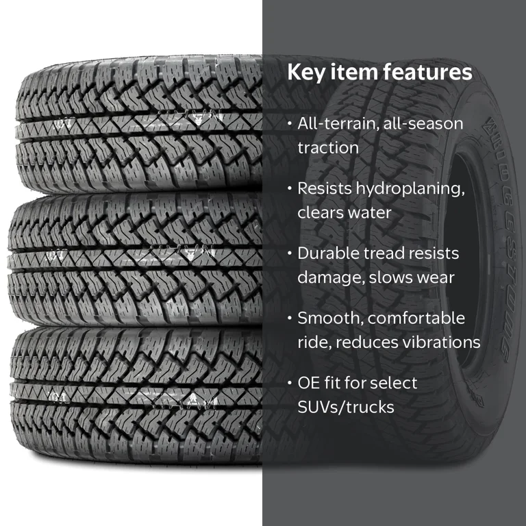 Bridgestone Dueler A/T RH-S 255/70R18 112S, Set of 4 AT All