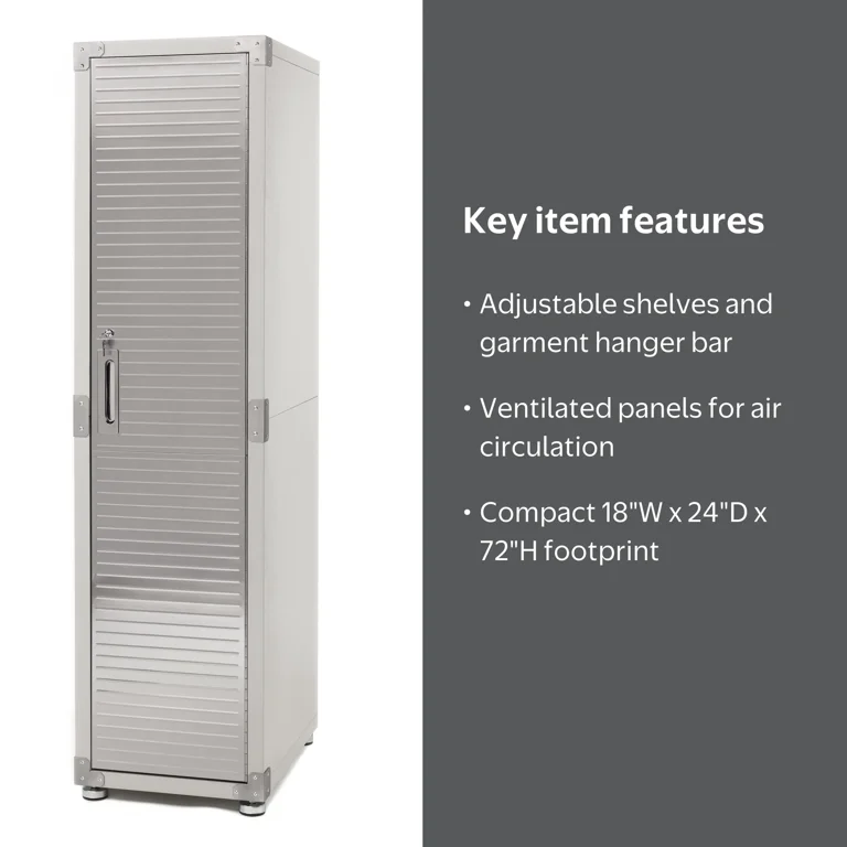 Seville Classics UltraHD Heavy Duty Metal Utility Locker Storage