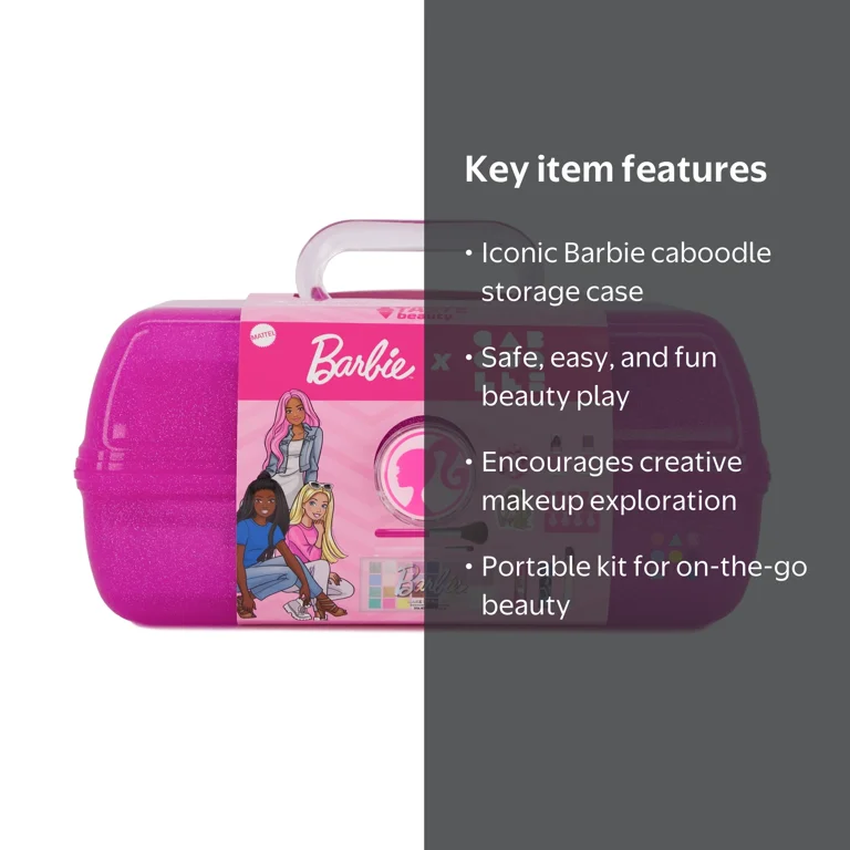 Barbie X Caboodles Makeup Organizer, 12-Piece Set - Walmart.com
