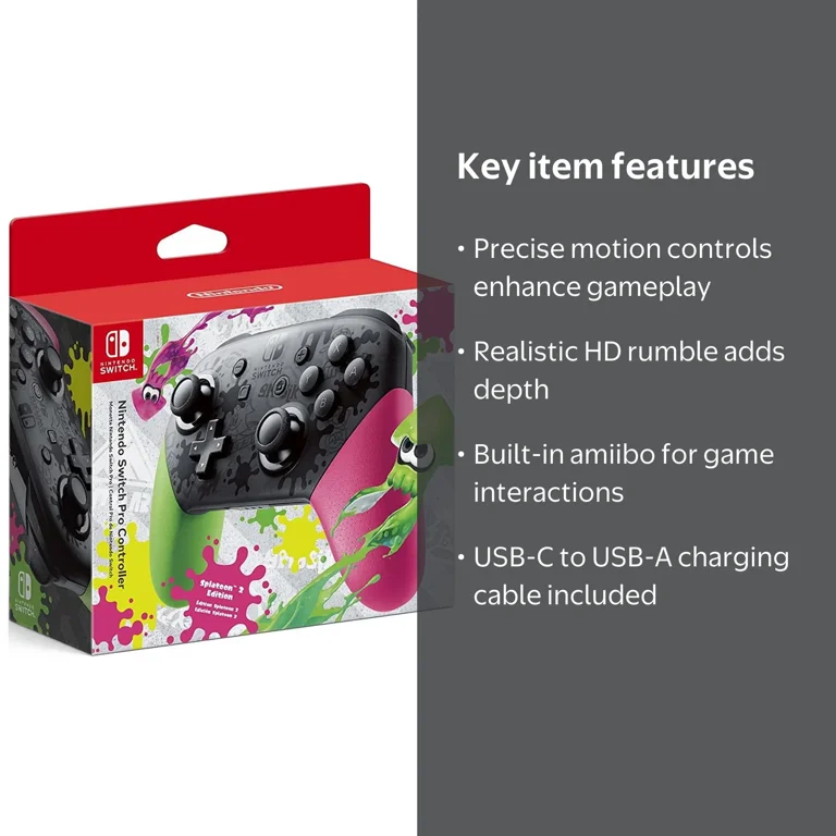 Nintendo Switch Pro Controller - Splatoon 2 Edition [Discontinued