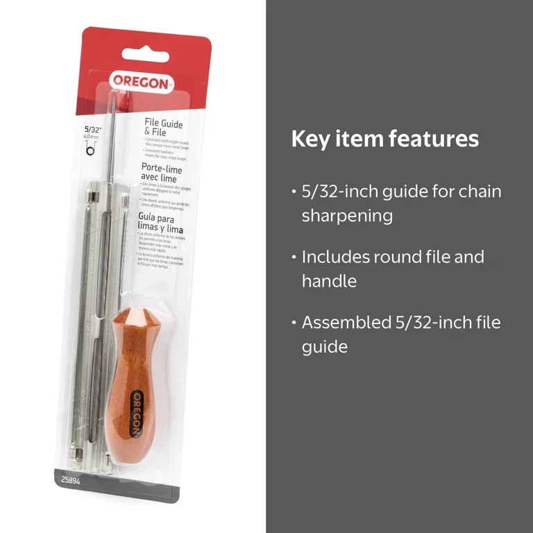 Oregon 5/32-in Chain Sharpener File With Guide - Walmart.com