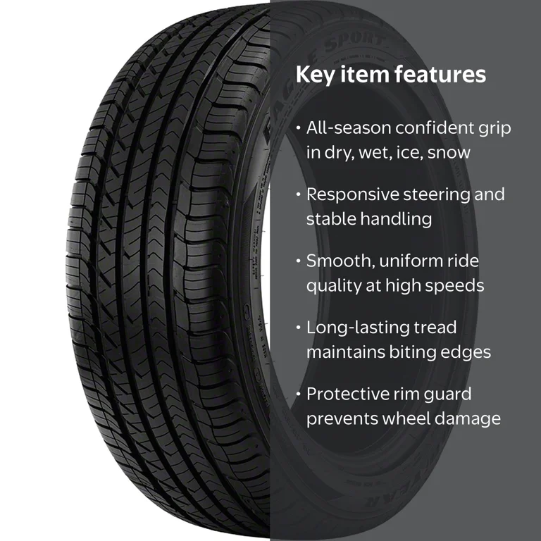 GOODYEAR★255/35R18★1本送料込み★ Goodyear Eagle Sport All-Season Passenger Tire 255/35R18 94W XL