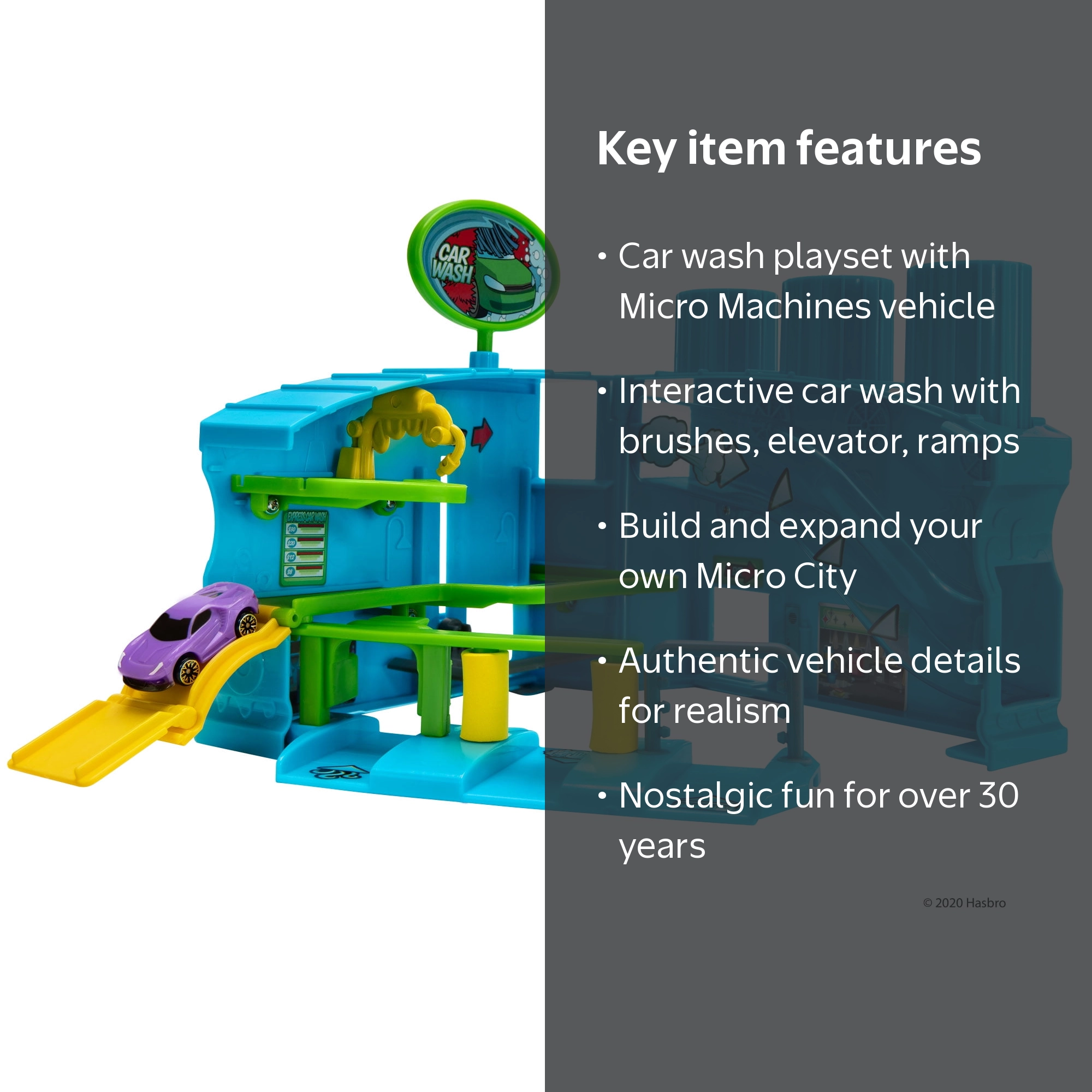MICROMACHINES Medium Transforming Playset Gas Station - Walmart.com