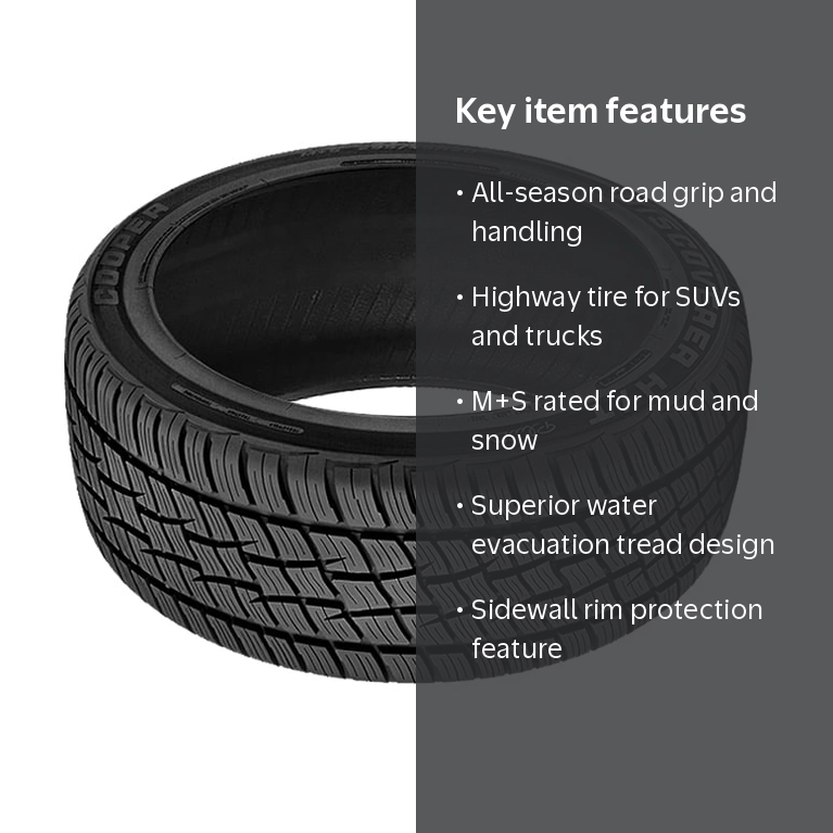 Cooper Discoverer H/T Plus 255/55R18 109T XL All-Season Light