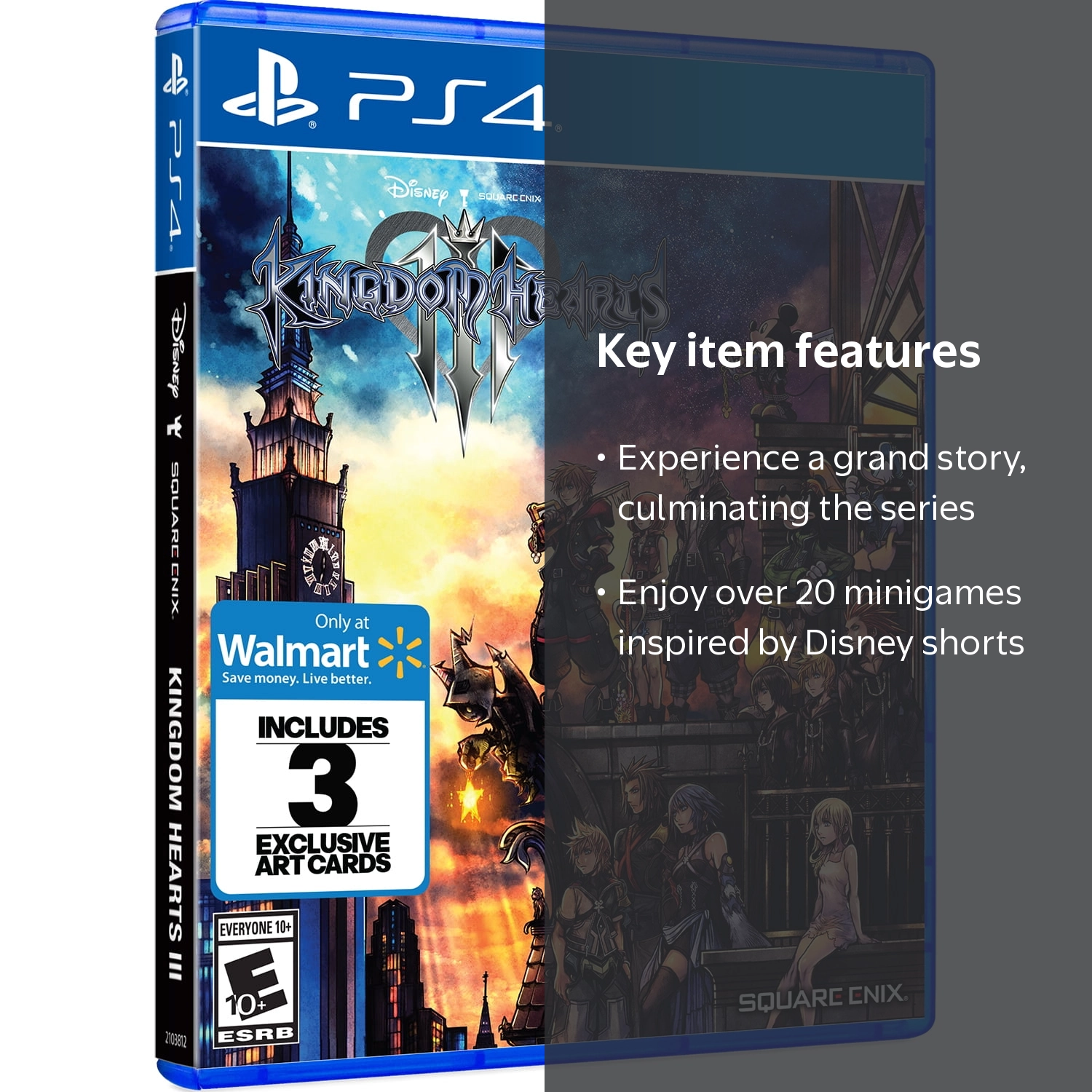 Walmart Exclusive: Kingdom Hearts 3, Square Enix, PlayStation 4