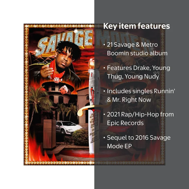 21 Savage & Metro Boomin - Savage Mode II - Music & Performance