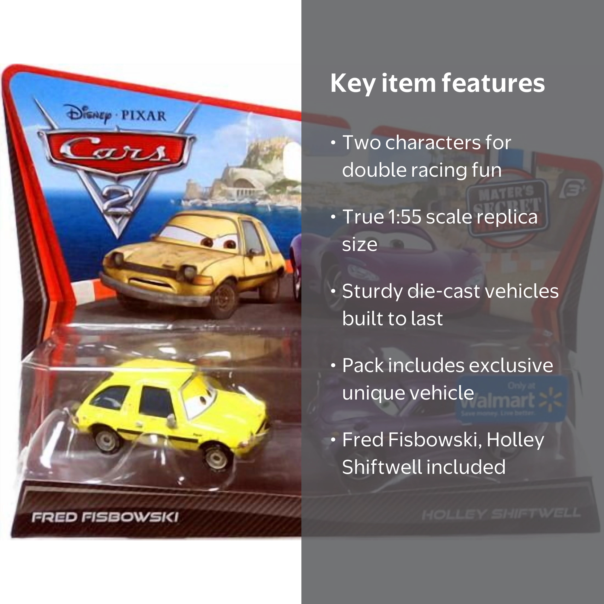 Disney / Pixar Cars Cars 2 Fred Fisbowski & Holley Shiftwell