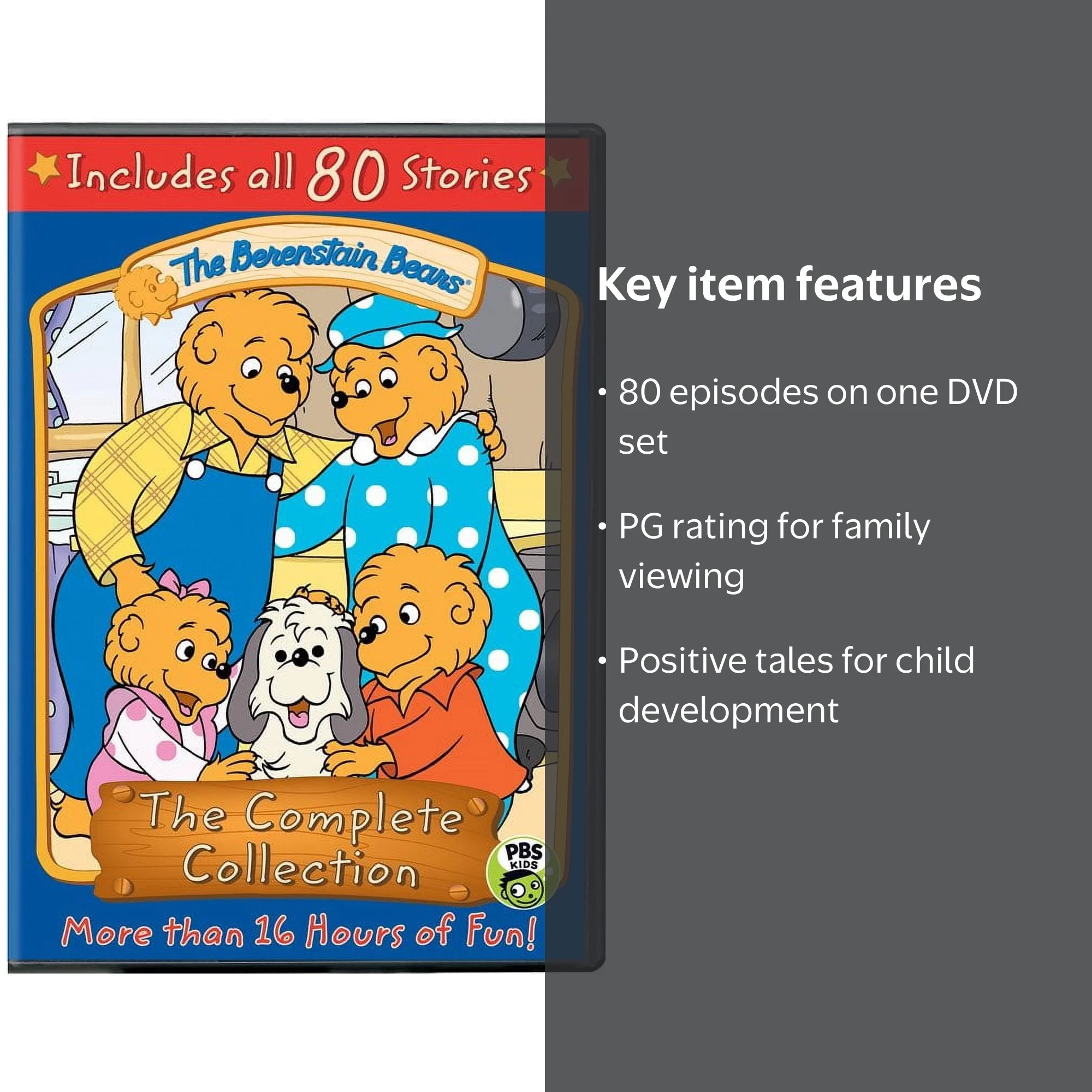 PBS Berenstain Bears DVD Complete Collection 80 Episodes - Walmart.com