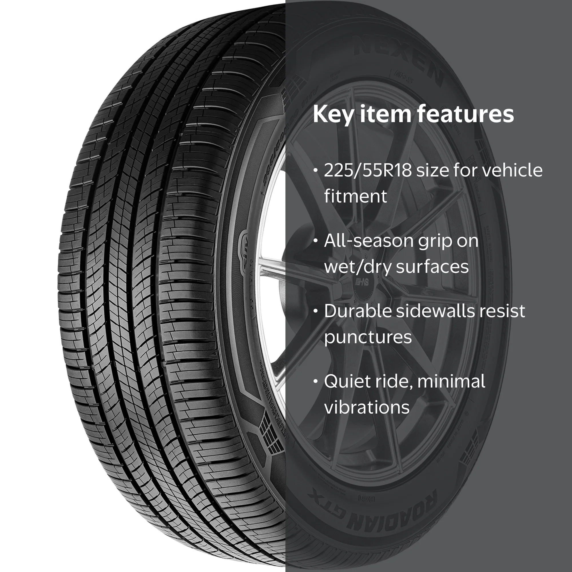 Nexen Roadian GTX 225/55R18 98V BSW All Season Tire - Walmart.com