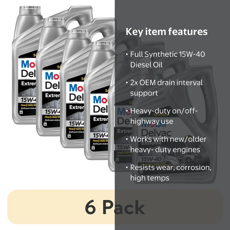 健*夫様 Pascal Bobillon「VILLE ÉTIRÉE III」大型 6 pack) Mobil Delvac Extreme Heavy Duty Full Synthetic Diesel