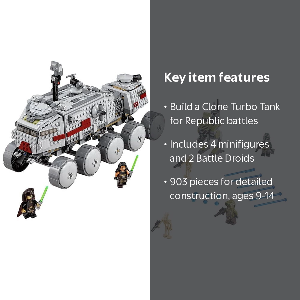 LEGO Star Wars TM Clone Turbo Tank™ 75151 - Walmart.com