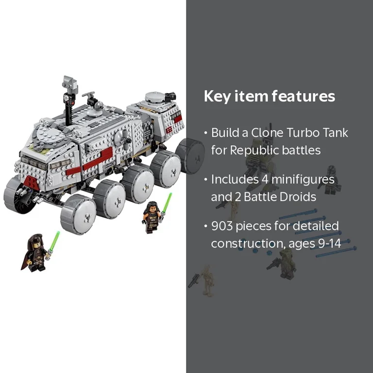 LEGO Star Wars TM Clone Turbo Tank™ 75151 - Walmart.com