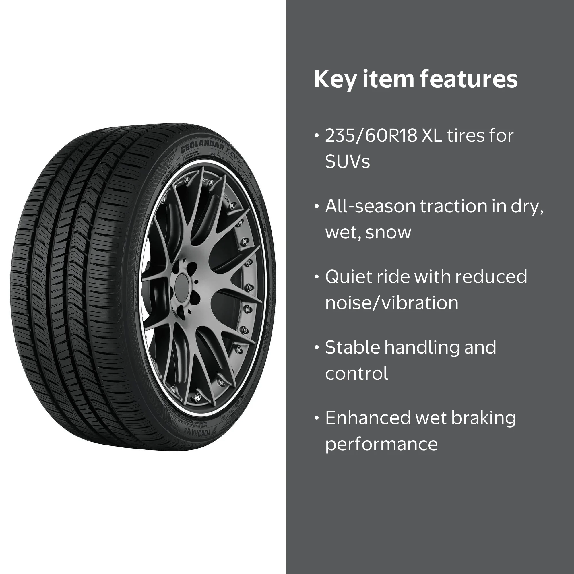 Yokohama Geolandar X-CV 235/60R18 107W XL All-Season SUV/Crossover