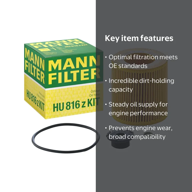 Mann-Hummel HU 816 Z KIT - Cartridge Oil Filter Element for BMW