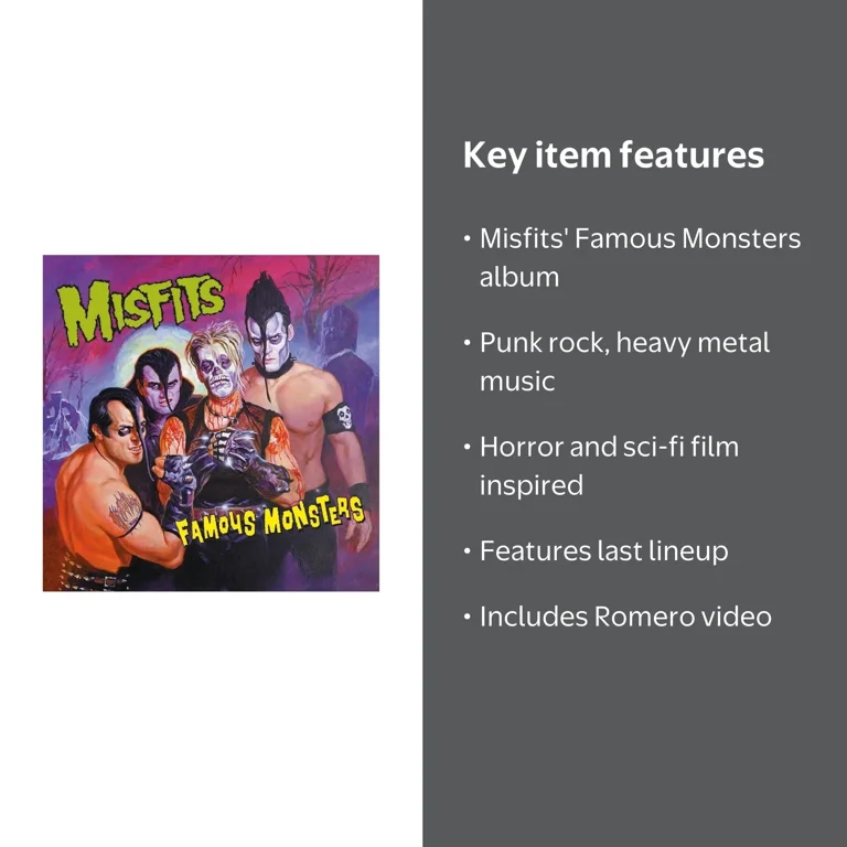 Misfits - Famous Monsters - Music & Performance - CD - Walmart.com