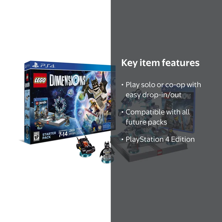 Warner Bros. LEGO Dimensions Starter Pack (PS4) - Walmart.com