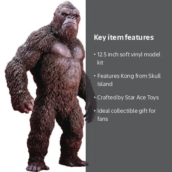 Skull Island King Kong Soft Vinyl Statue Toy: Regular Version 2