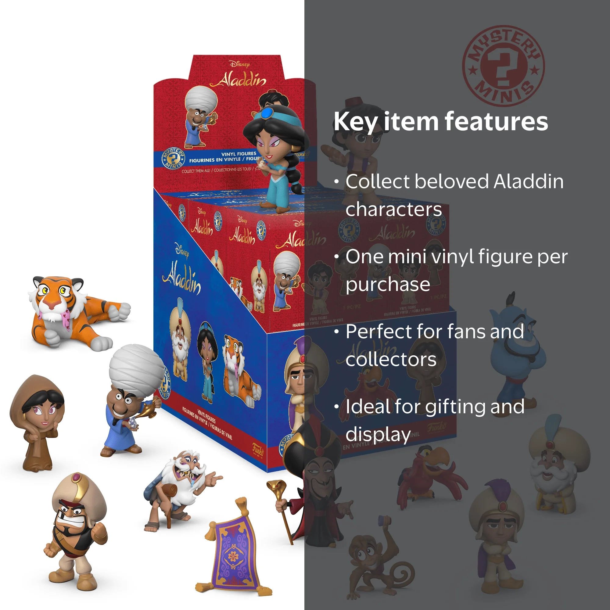 Funko Mystery Minis Collectible Aladdin Vinyl Figure - Walmart.com