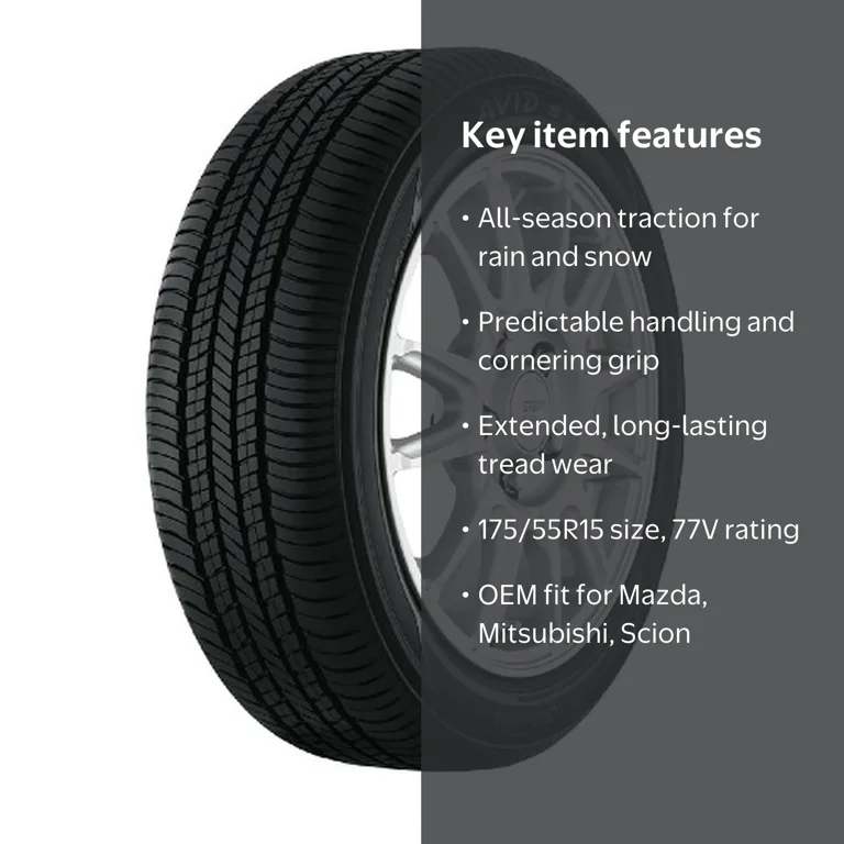 Yokohama AVID S34FA All Season 175/55R15 77V Passenger Tire