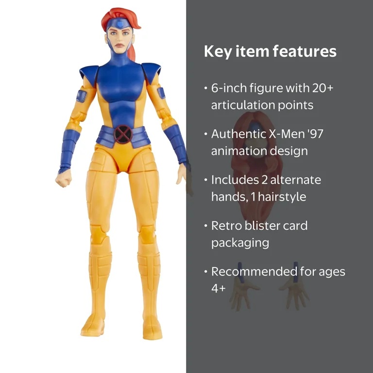 Marvel Legends Series 6-Inch Jean Grey Action Figure, X-Men '97