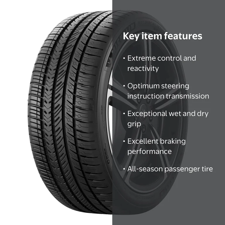 Michelin, Passenger Tire, 245/45ZR19 102Y XL, All Season - Walmart.com