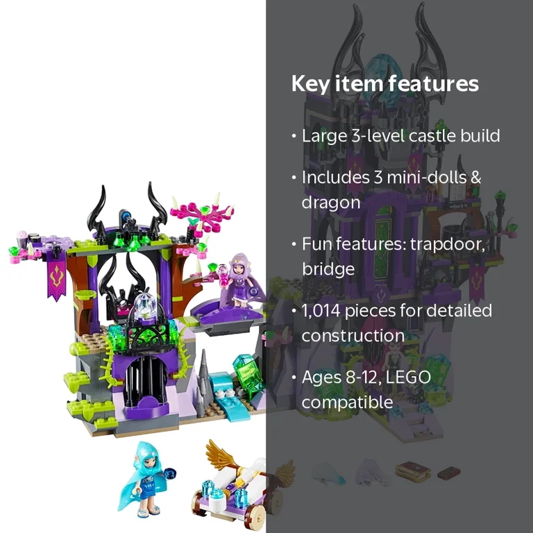 LEGO Elves Ragana's Magic Shadow Castle 41180 - Walmart.com