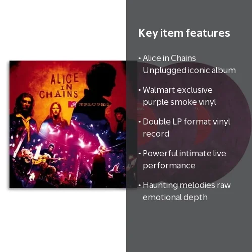 Alice in Chains - Unplugged (Walmart Exclusive) - Vinyl - Walmart.com