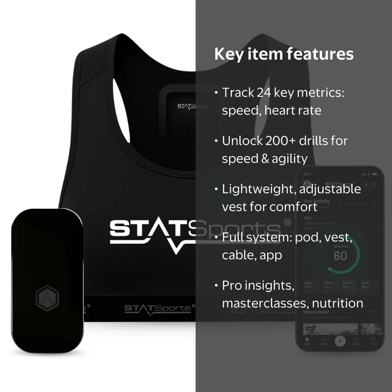 STATSports APEX Athlete Series GPS Soccer Tracker Vest – Tracks 16